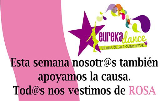 Actividad Eureka Dance se viste de rosa 