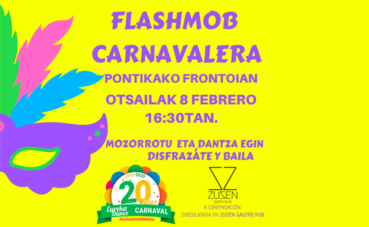 Noticia Flashmob especial 20 aniversario