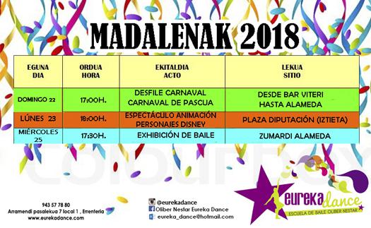 Actividad Fiestas Madalenas 2018 