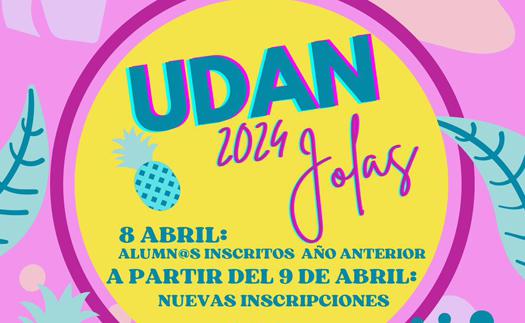 Noticia Udan Jolas 2024 ¡Abrimos inscripciones!